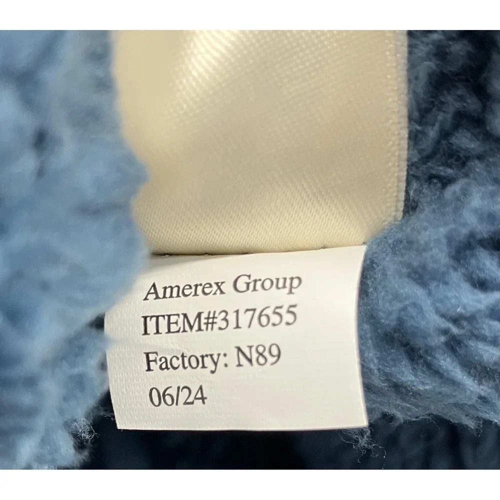 OshKosh B'gosh Jacket Boys 6 Colorblock Hooded Sherpa Puffer‎ Water Resistant